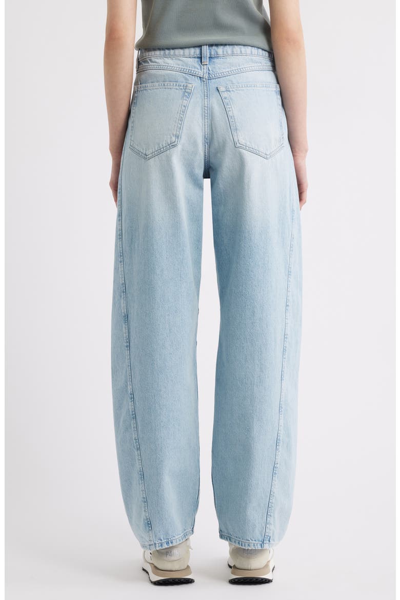 High Waist Balloon Leg Jeans, Alternate, color, DK BU