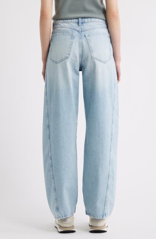 Hugo Boss Boss Orange High Waist Balloon Leg Jeans In Blue