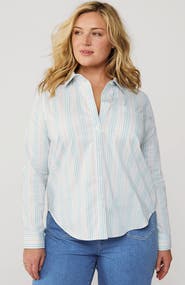 Lands' End Cooling Button Front Shirt
