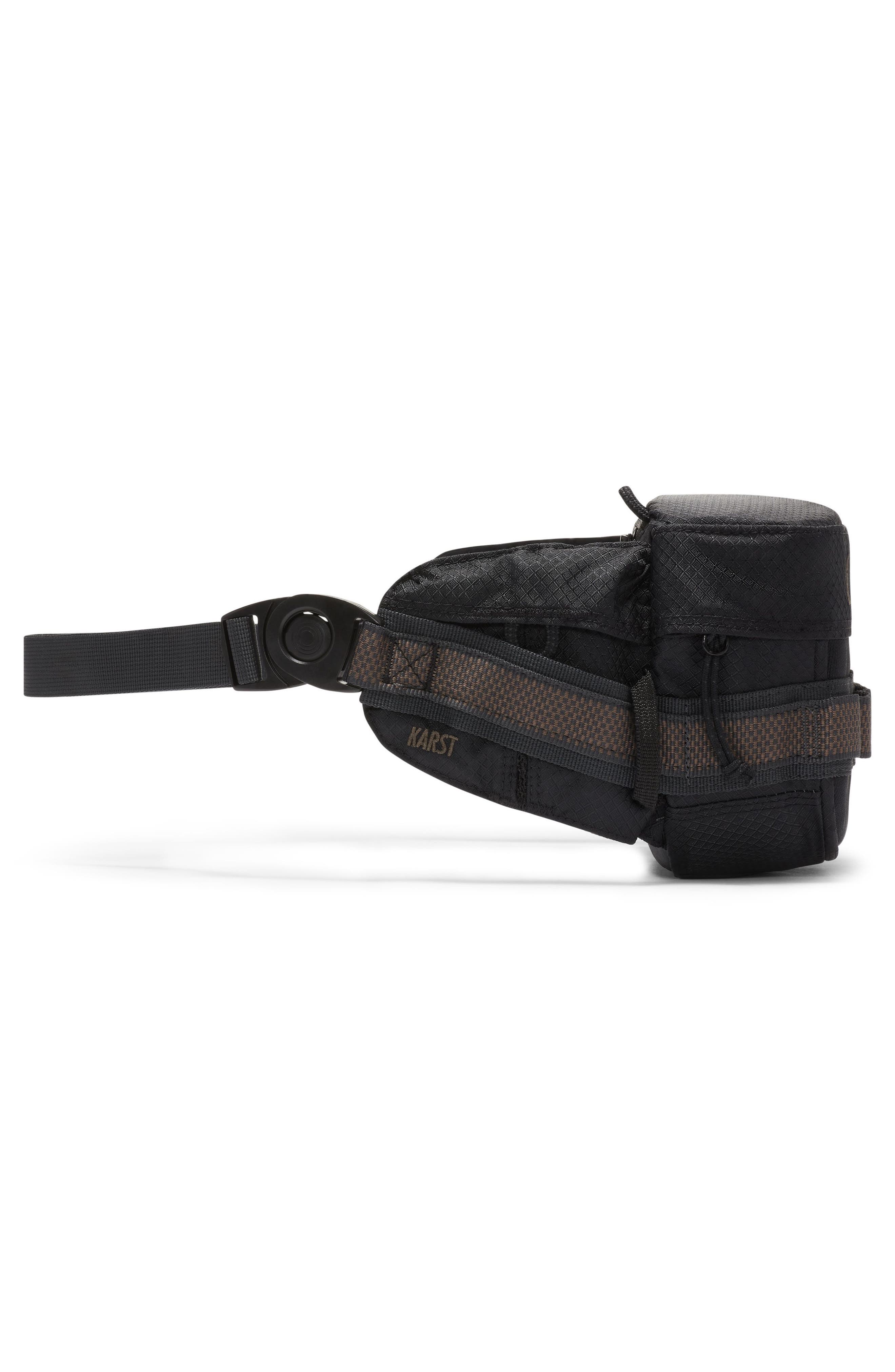 ACG Karst Belt Bag, Alternate, color, BLACK/ DARK SMOKE GREY