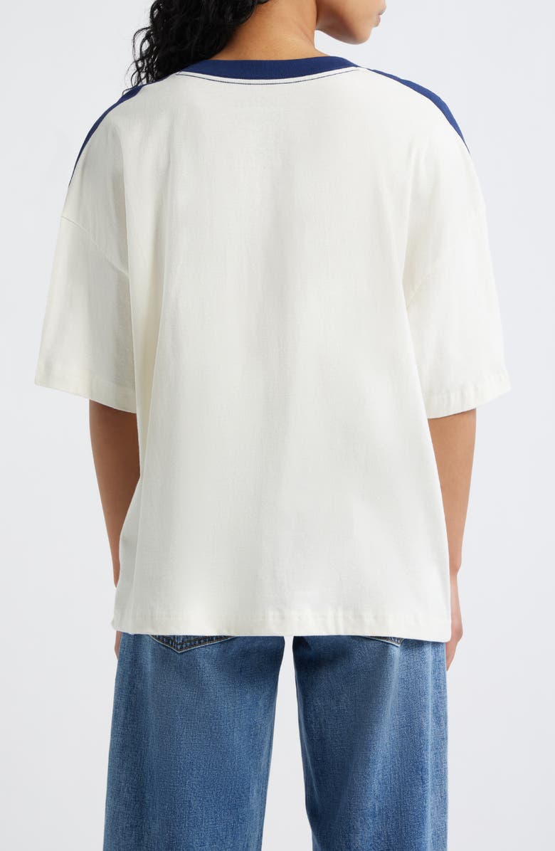 GOLDEN HOUR Quilt Graphic Cotton Top, Alternate, color, Marshmallow