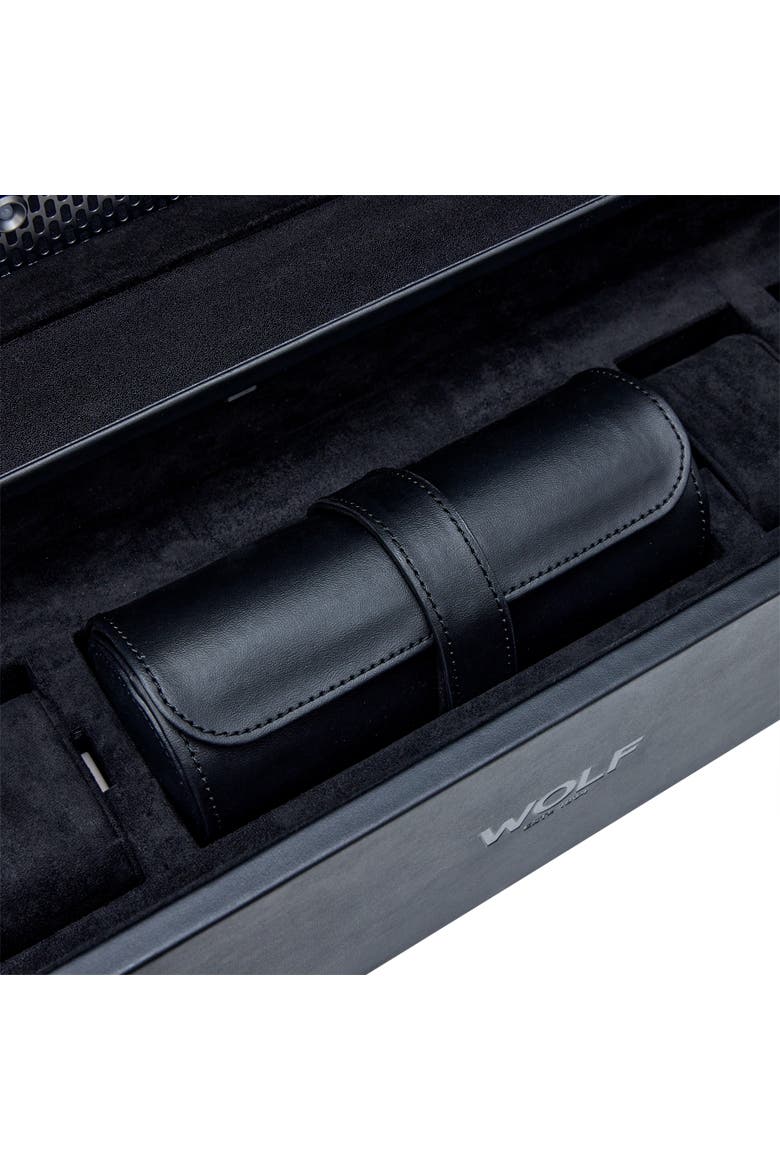Axis 12 Piece Watch Winder Cabinet, Alternate, color, Powder Coat