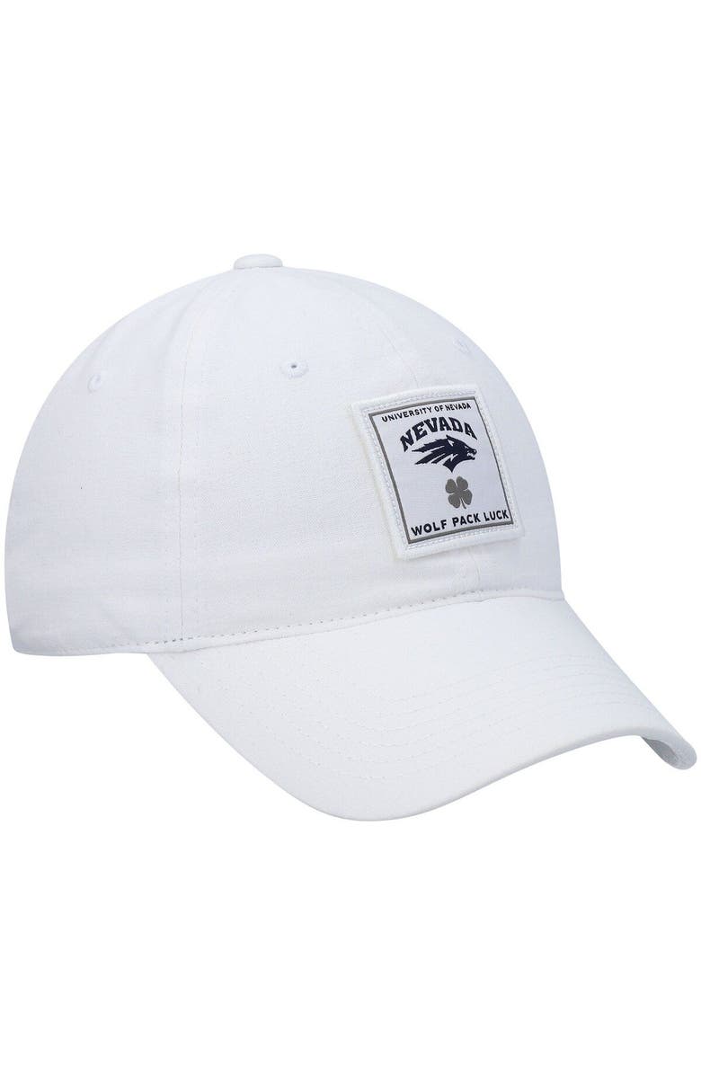Black Clover Men's White Nevada Wolf Pack Dream Adjustable Hat, Alternate, color, White