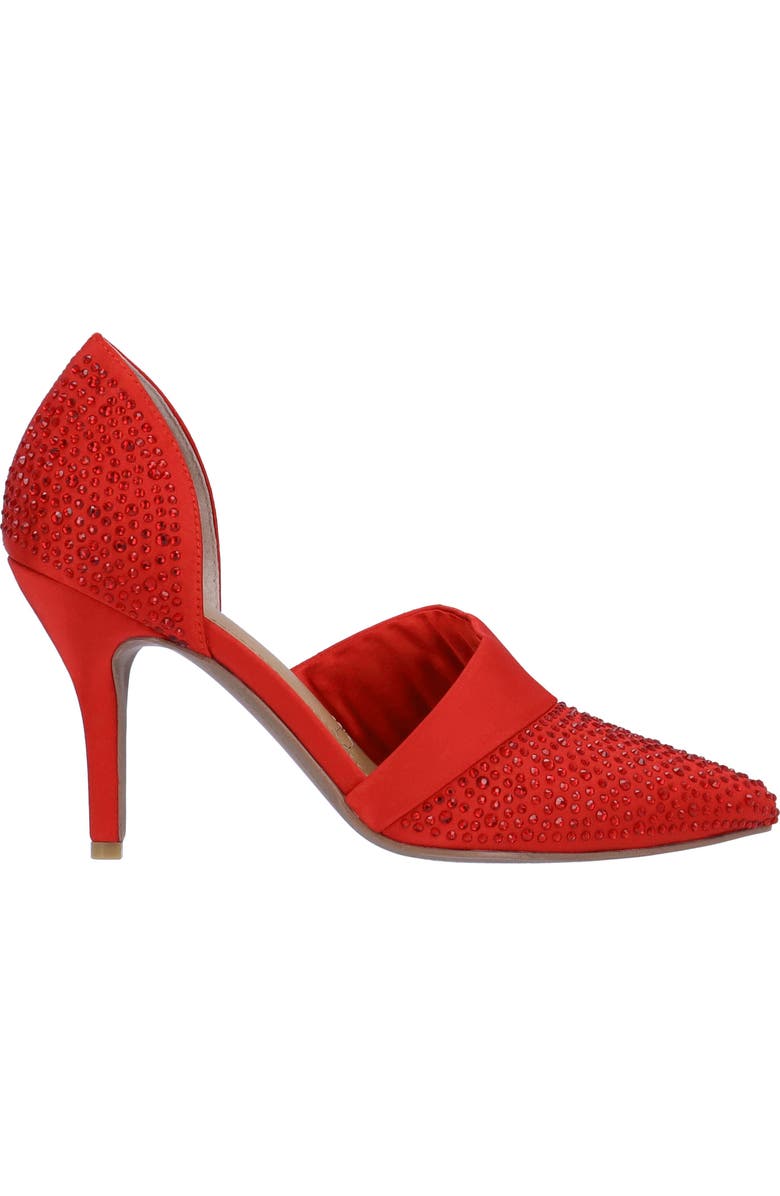 J. Reneé Kaleena d'Orsay Pointed Toe Pump, Alternate, color, Red