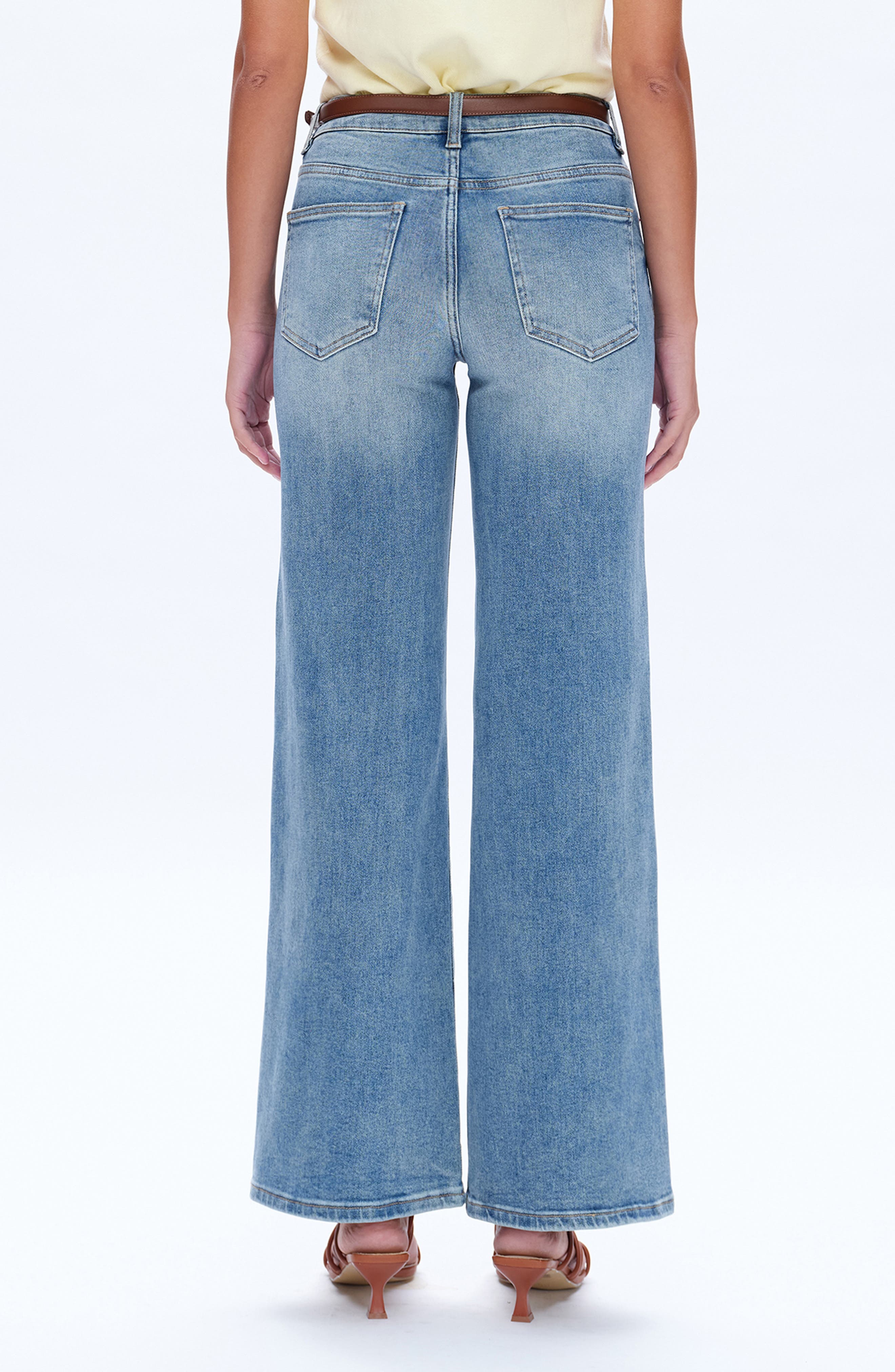 Mid Rise Wide Leg Jeans - image 2