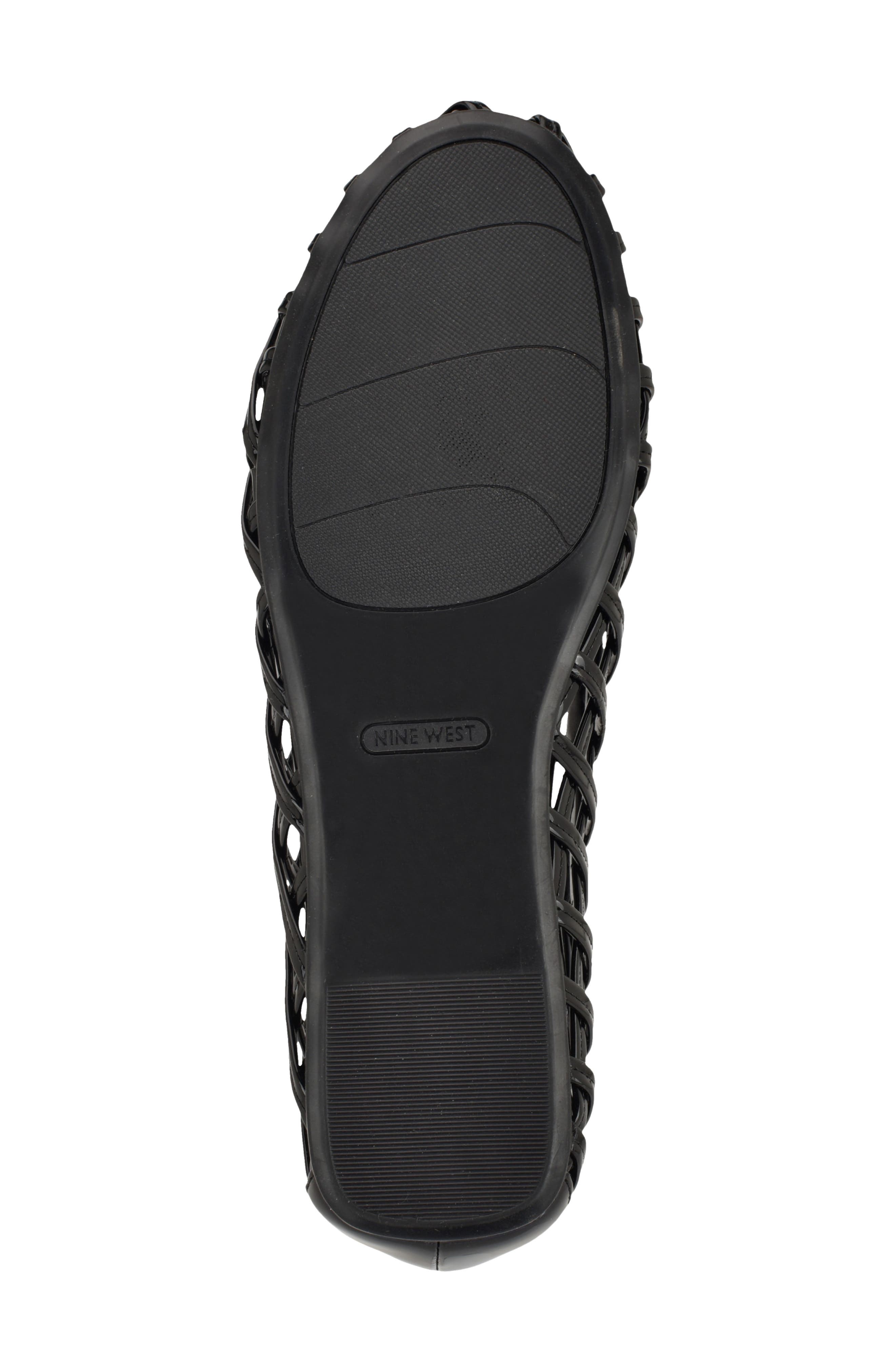 Nine West Dippy Woven Flat, Alternate, color, Black