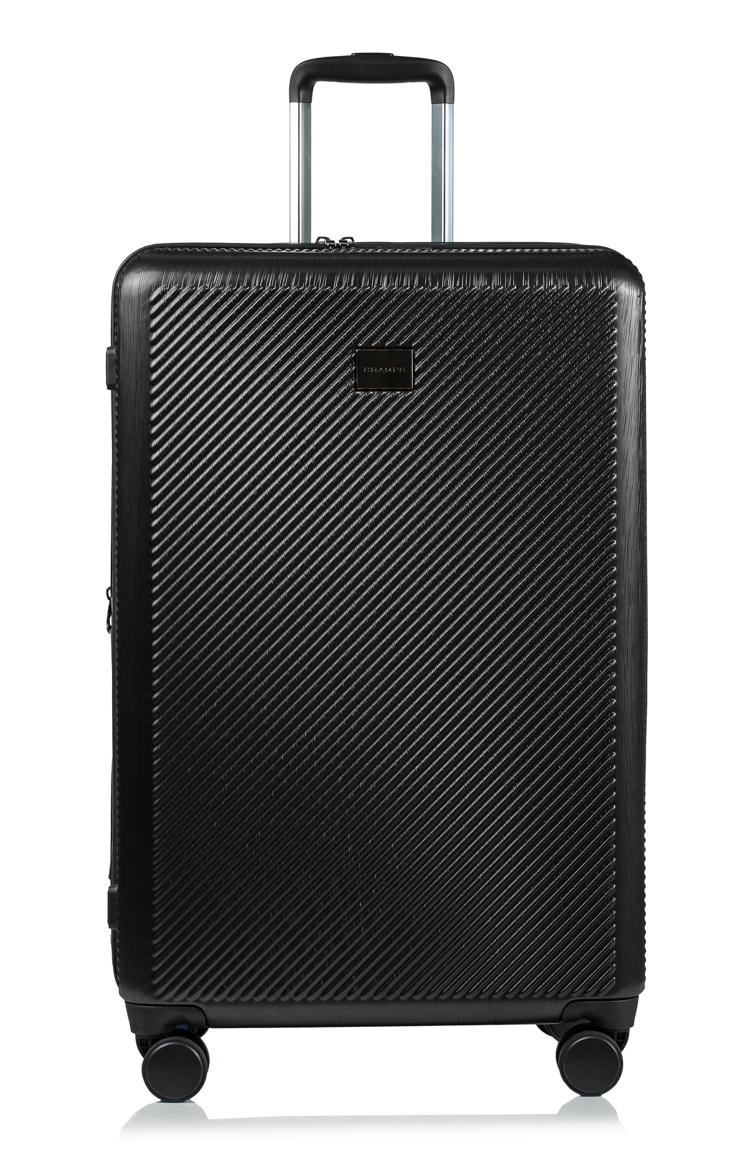 CHAMPS Iconic II 3-Piece Luggage Set, Alternate, color, Black