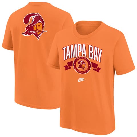 Youth Nike  Orange Tampa Bay Buccaneers Rewind Front & Back Essential T-Shirt