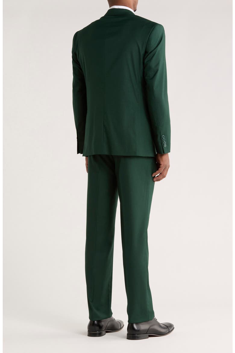 Solid Shawl Collar 3-Piece Suit, Alternate, color, GREEN