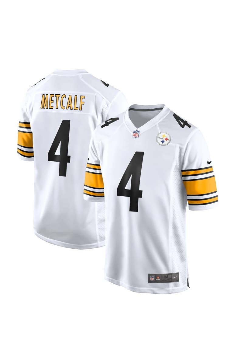 Nike Men's Nike DK Metcalf White Pittsburgh Steelers Game Player Jersey, Alternate, color, 