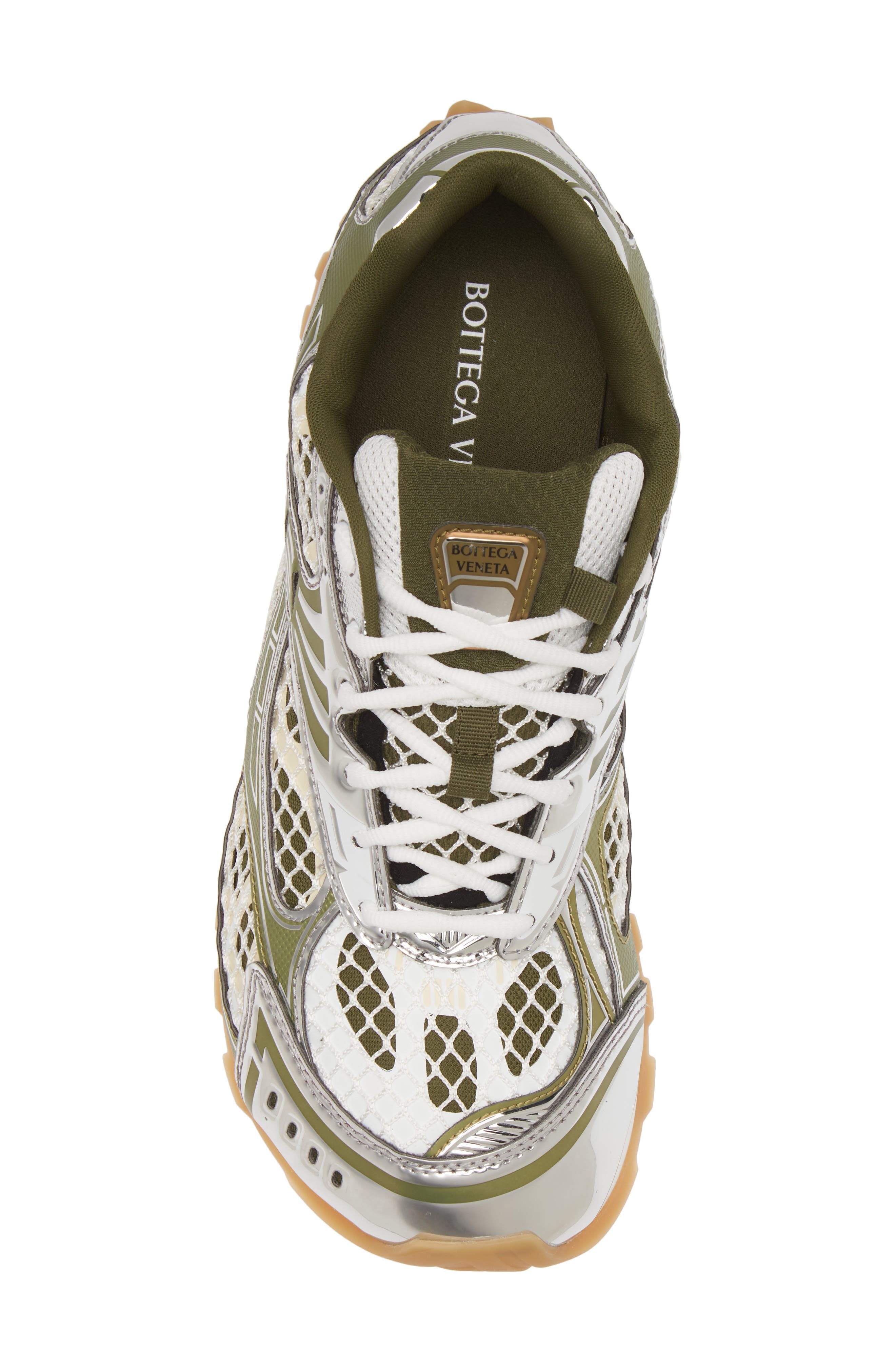 Bottega Veneta Orbit Low Top Sneaker, Alternate, color, 2848 Mud/White