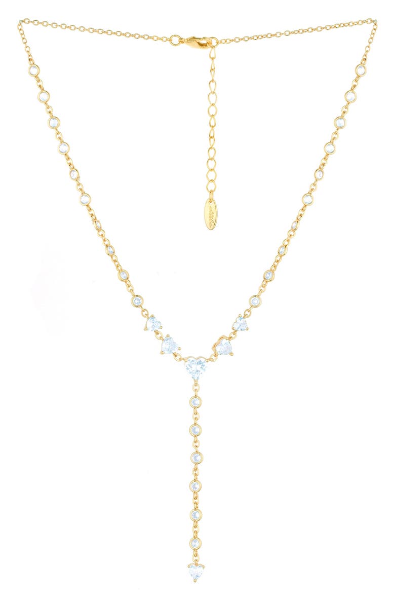 Ettika Queen of Hearts Y Necklace, Main, color, Gold