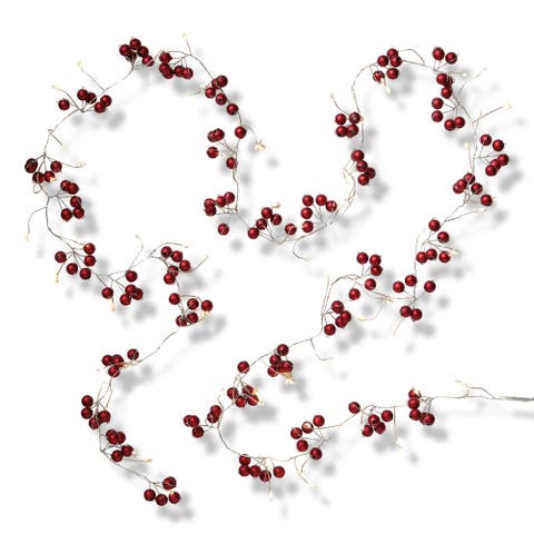Berries LED String Lights Red Indoor Christmas Decorative