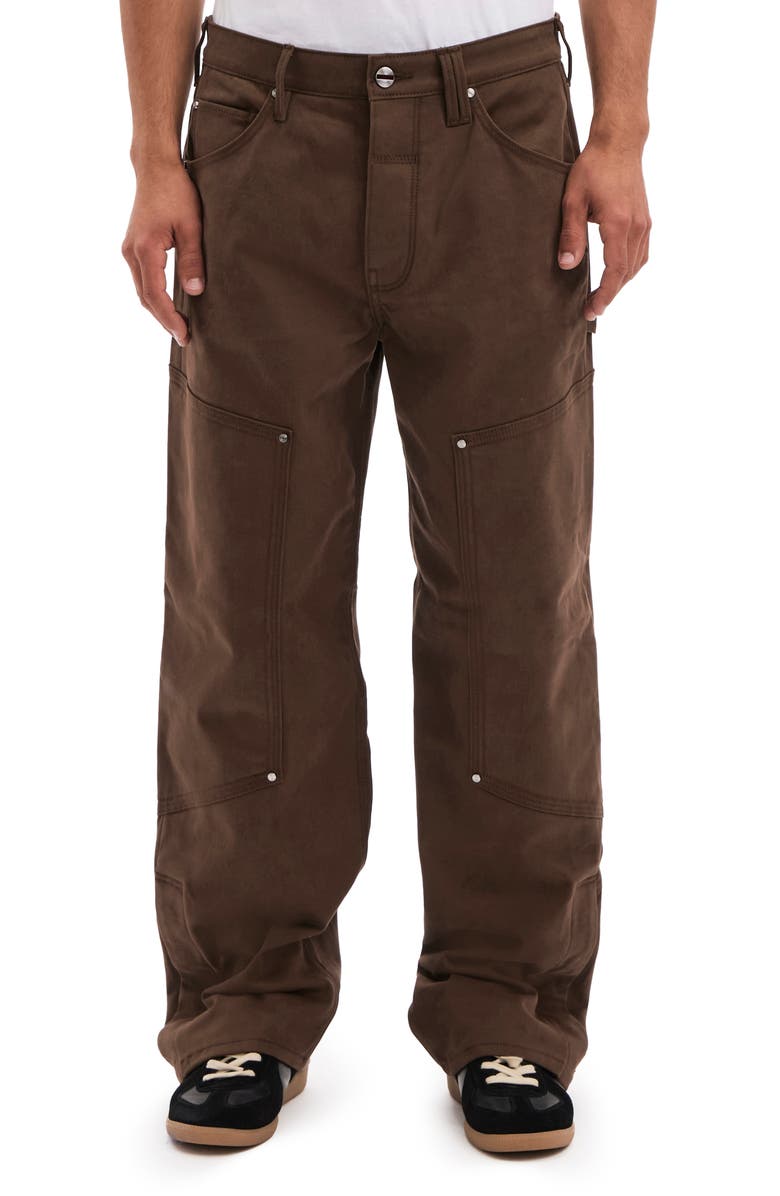 VAYDER Wide Leg Stretch Cotton Utility Pants, Main, color,