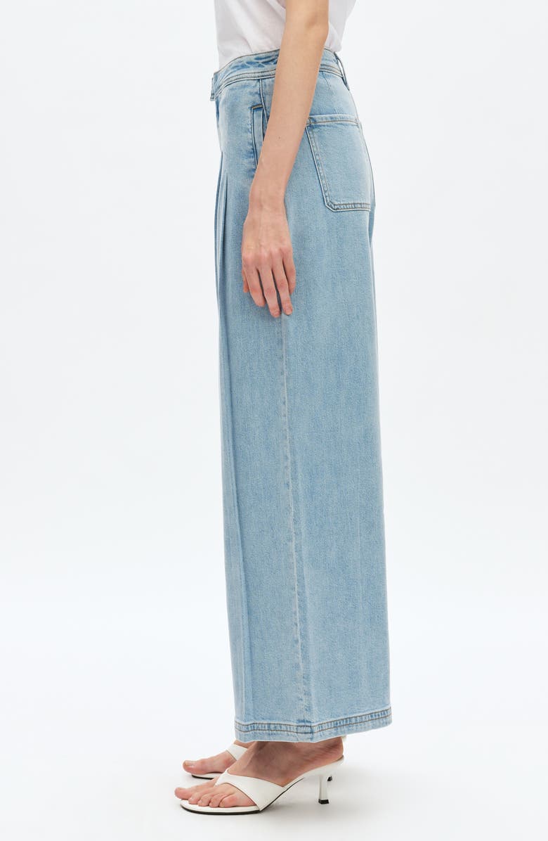 Bayeas Zephyrine High Waist Wide Leg Jeans, Alternate, color, Light Blue