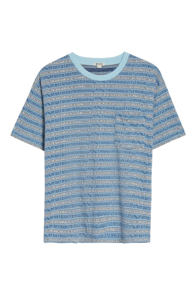 Lyric Stripe Pocket T-Shirt, Alternate, color, BLUE MULTI