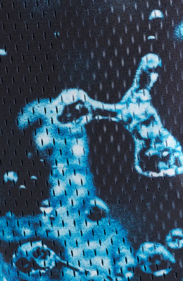 OVERTIME Splash Mesh Shorts, Alternate, color, Splash