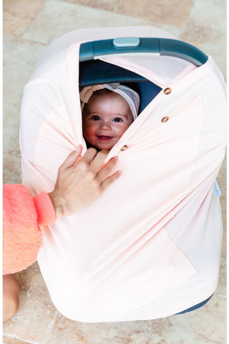 Luxe Protection Multiuse Infant Car Seat Cover, Alternate, color, LIGHT PINK
