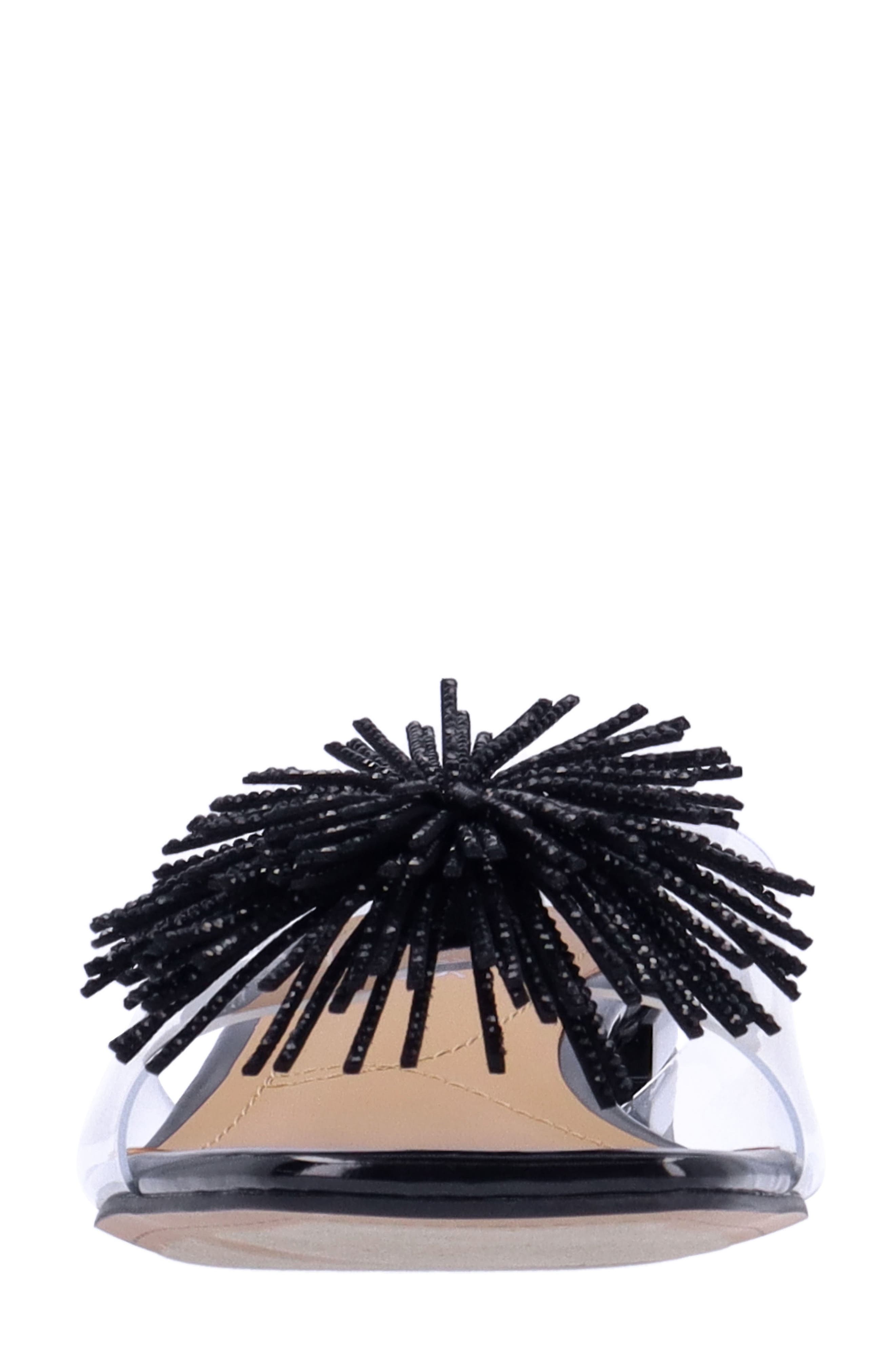 J. Reneé Cherita Slide Sandal, Alternate, color, Clear/ Black