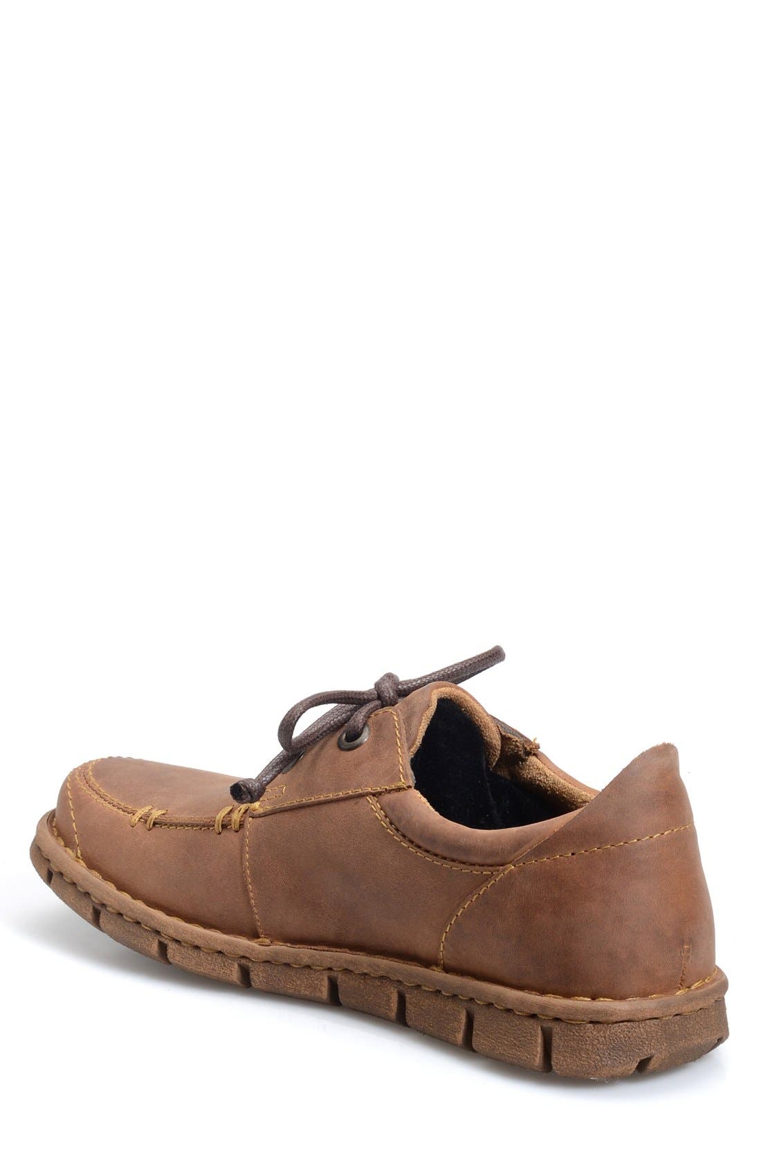 'Joel' Moc Toe Derby, Alternate, color, LIGHT BROWN SUEDE
