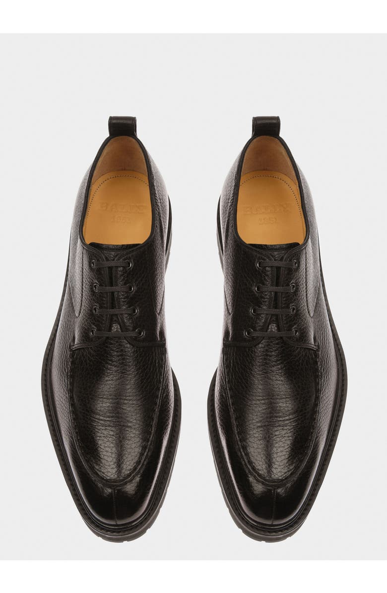Bally Milivar Leather Derbies, Alternate, color, Black