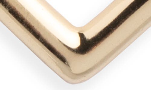 Argento Vivo Sterling Silver V Two Tone Bar Necklace In Silver