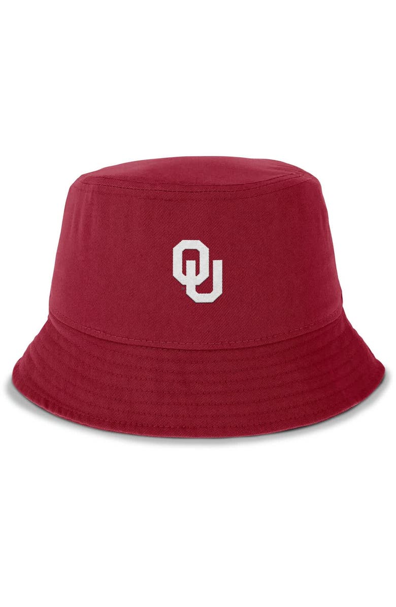 Jordan Brand Men's Jordan Brand Crimson Oklahoma Sooners Apex Primetime Bucket Hat, Alternate, color, Crimson