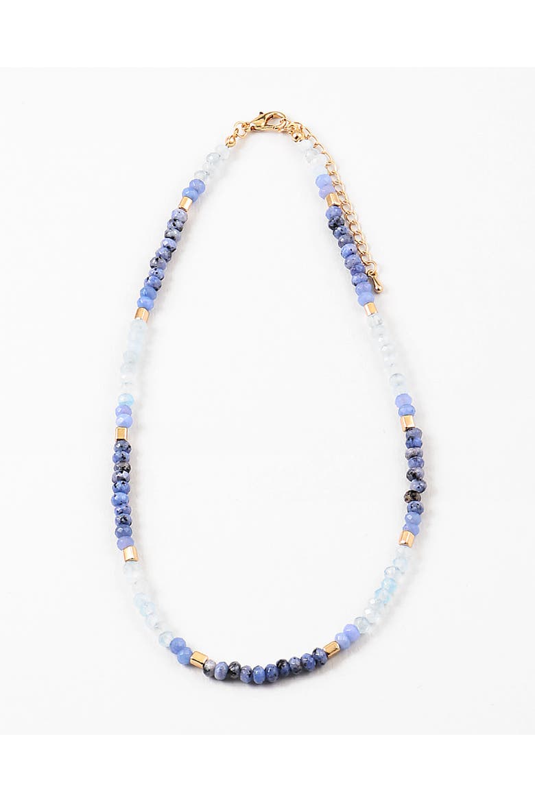 Bohemian Blue Necklace, Main, color, Blue