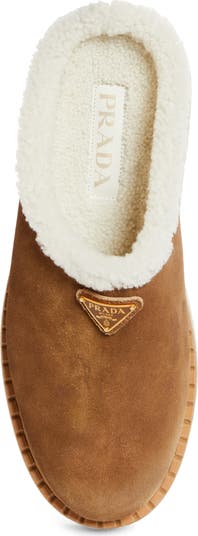 Prada Evolve Genuine Shearling Clog (Women) | Nordstrom