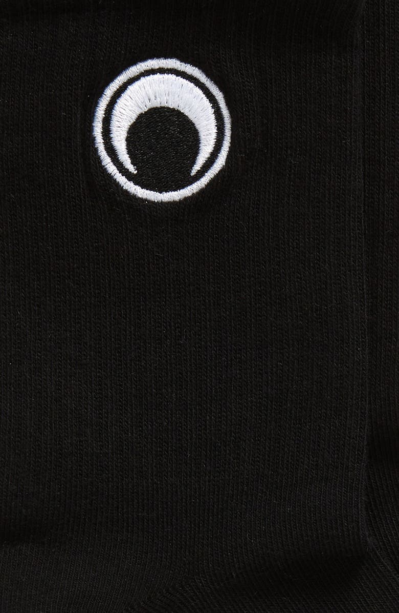 Marine Serre Embroidered Olympic Moon Crew Socks, Alternate, color, 