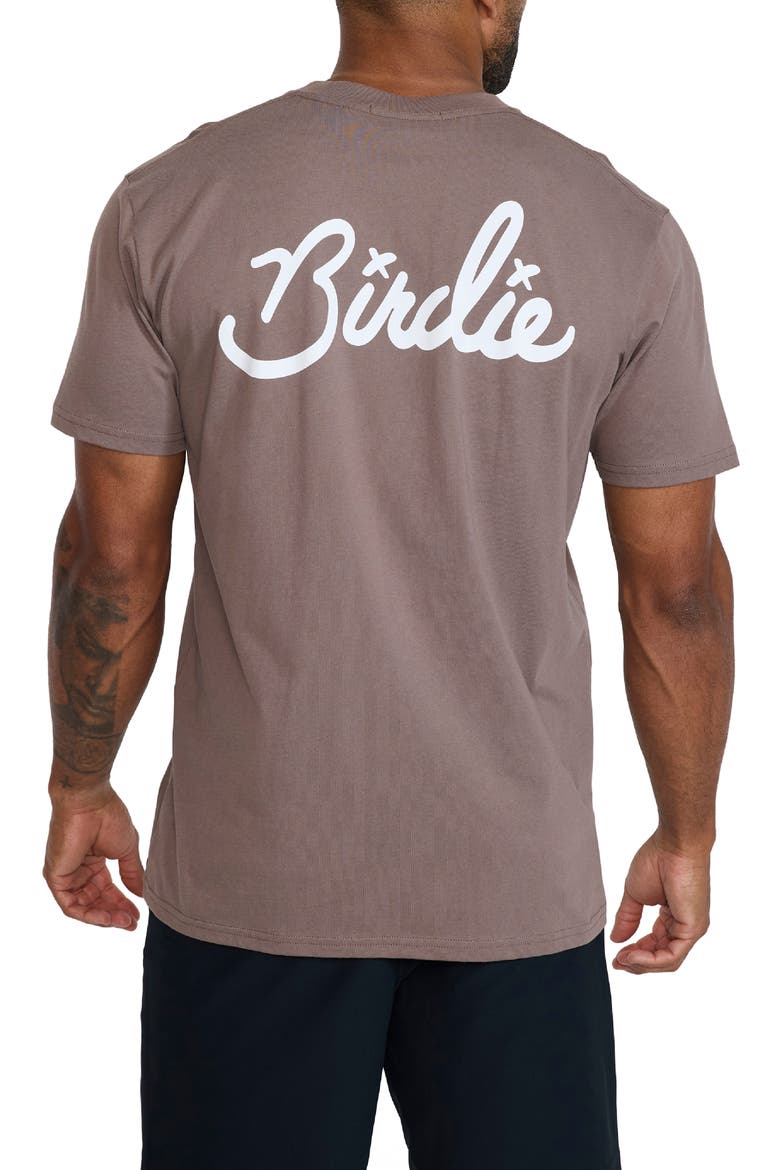 Birdie Cotton Graphic T-Shirt, Alternate, color, IRON
