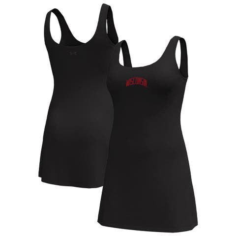 Women's Under Armour  Black Wisconsin Badgers Gameday Motion Active Dress