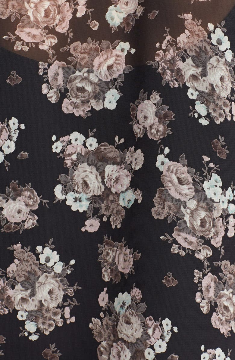 All in Favor Chiffon Baseball Tee, Alternate, color, 