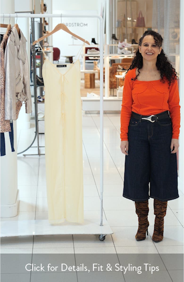 Dune Tie Front Maxi Camisole, sales video thumbnail
