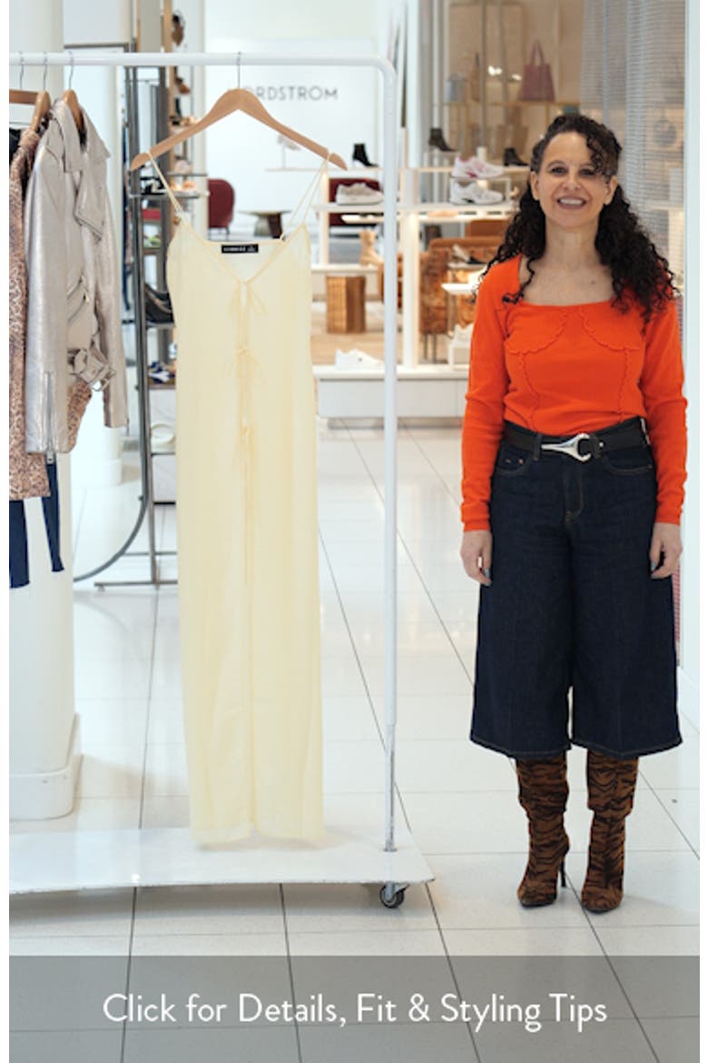 Dune Tie Front Maxi Camisole video