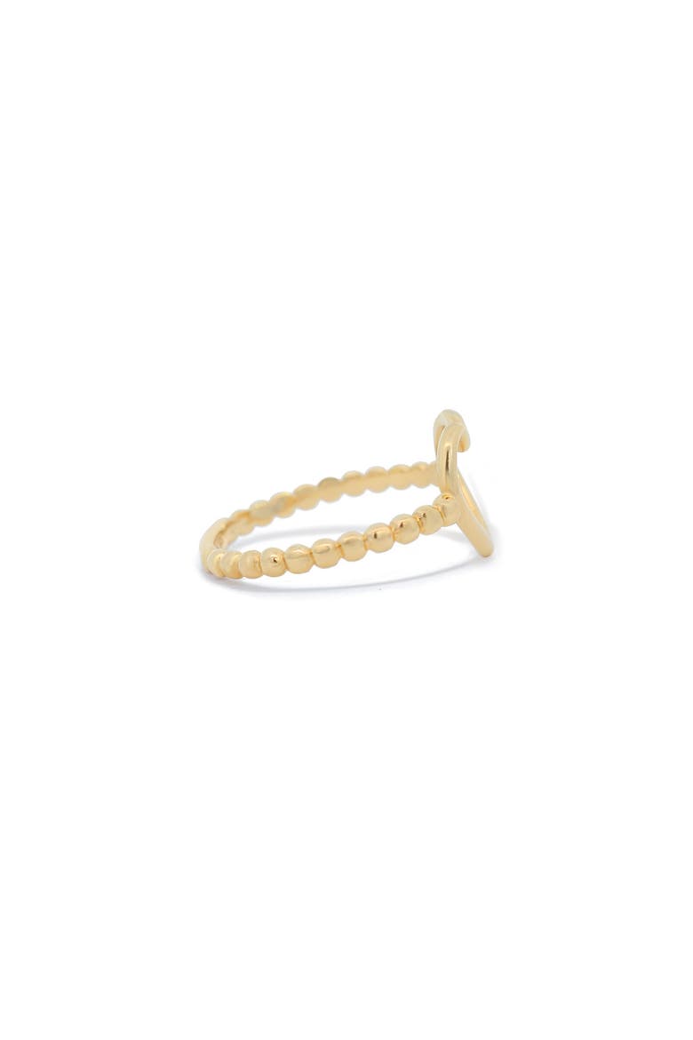 Gold Open Heart Ring, Alternate, color, Yellow Gold