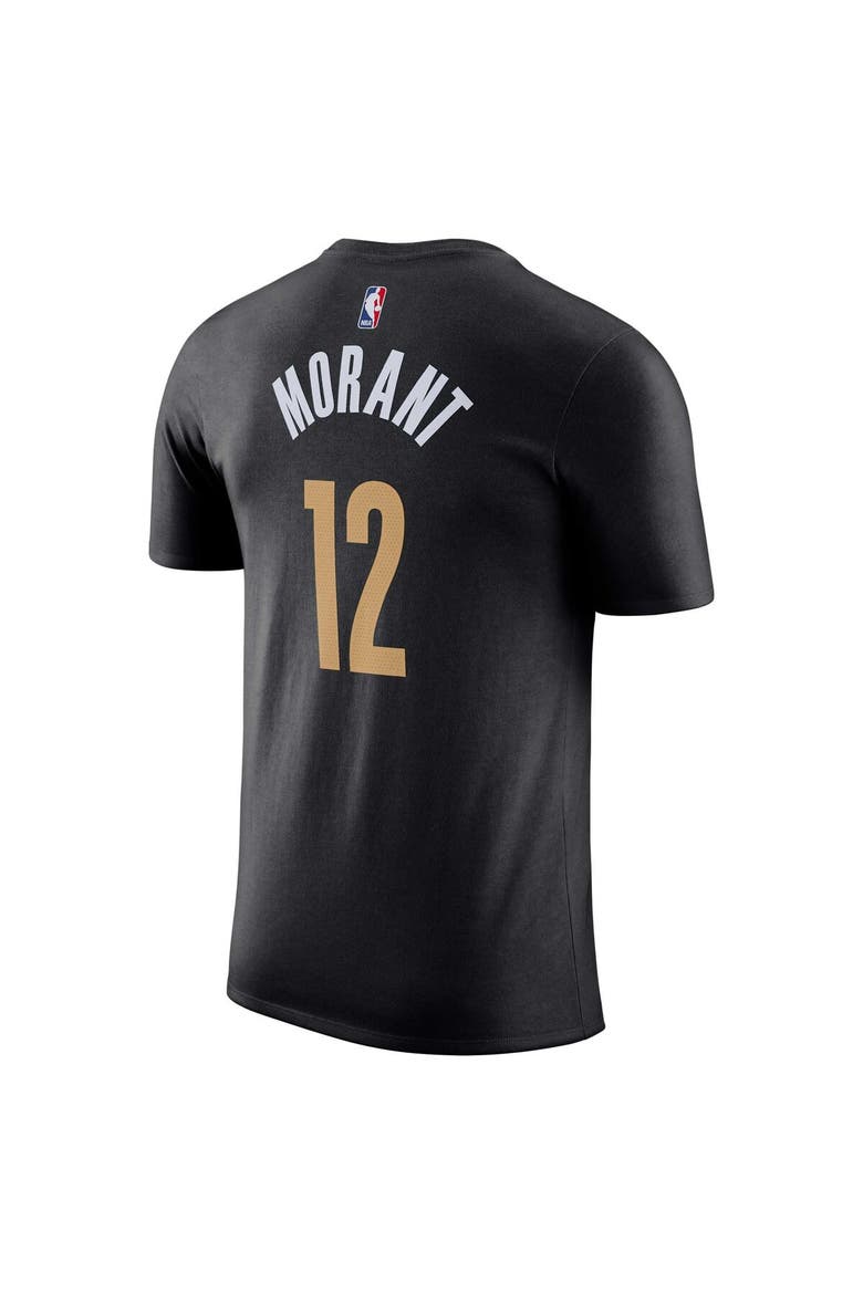 Men's Nike Ja Morant Black Memphis Grizzlies 2023/24 City Edition Name & Number T-Shirt, Alternate, color, Black