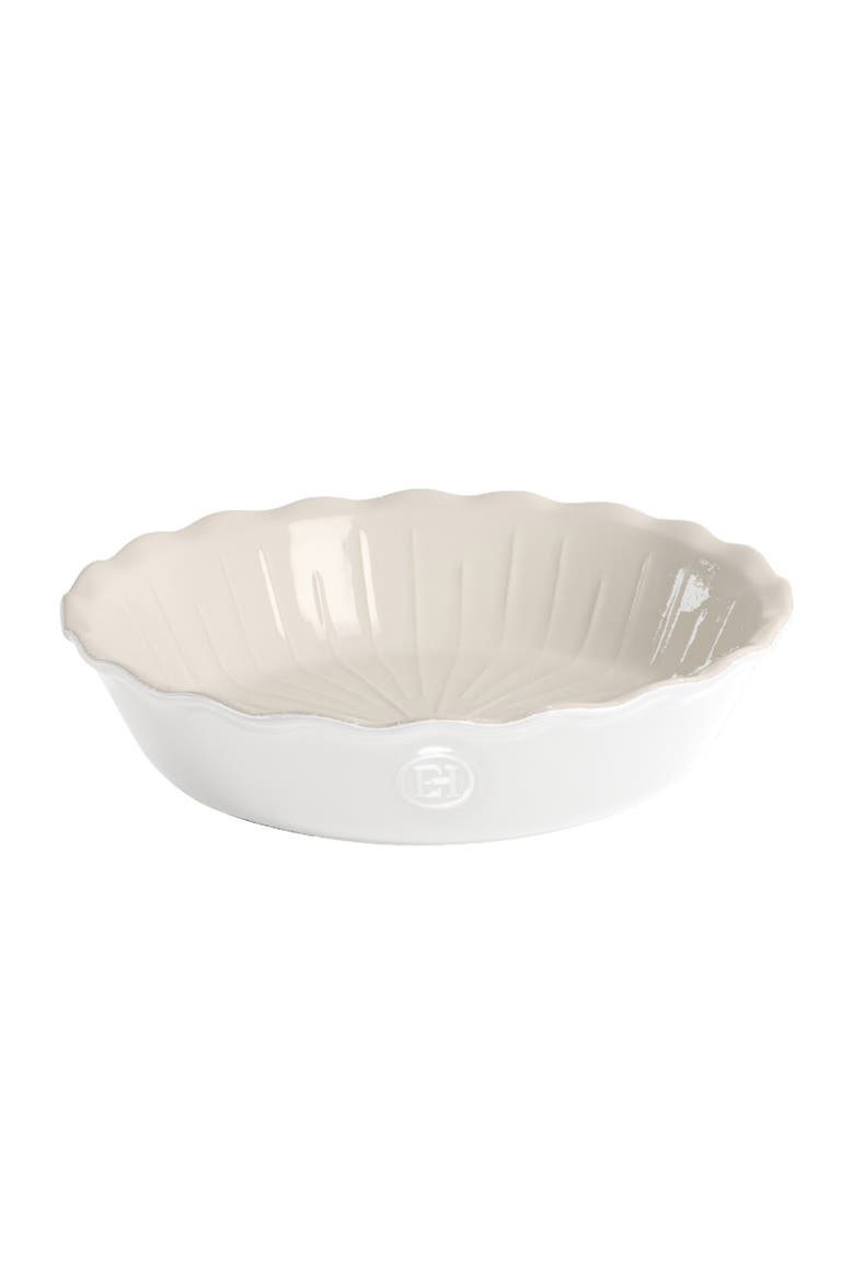 Modern Classics 9-Inch Ribbed Pie Dish, Main, color, Sugar