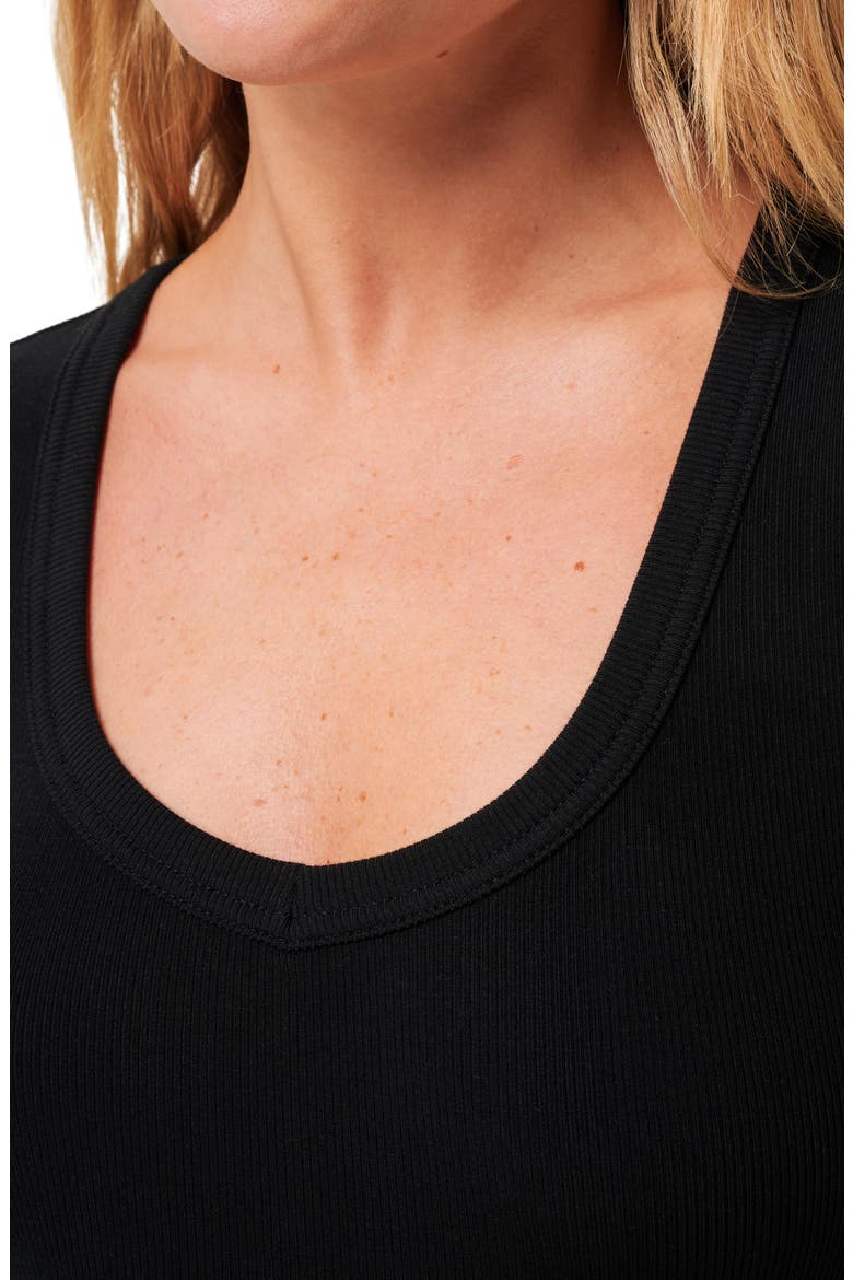 Cloud Rib T-Shirt, Alternate, color, BLACK