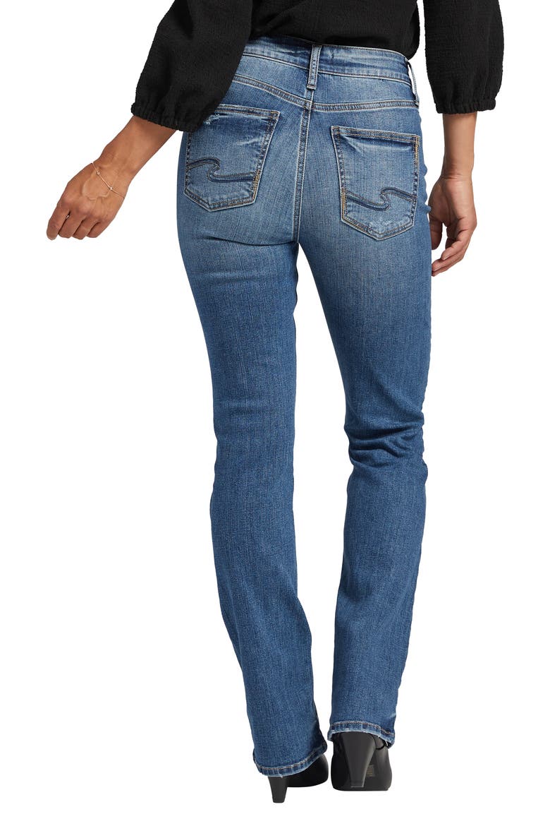 Avery High Waist Slim Bootcut Jeans, Alternate, color, INDIGO
