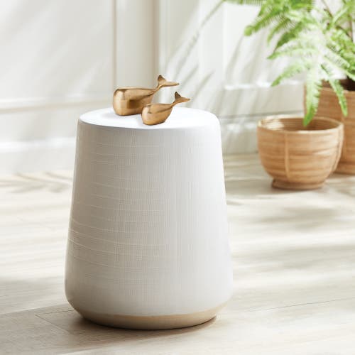 Napa Home & Garden Moby Whale Sculptures Set Of 2 In Gold