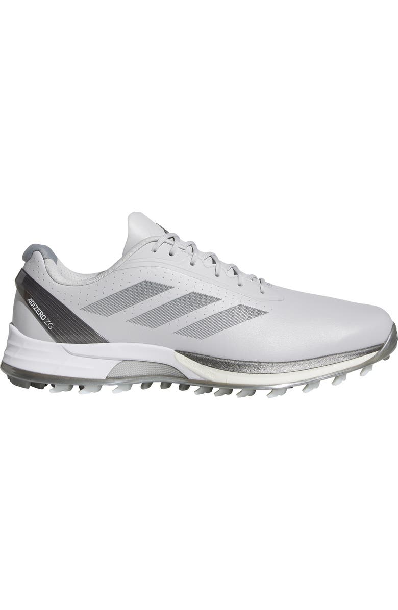 adidas Adizero ZG Waterproof Spikeless Golf Shoe, Alternate, color, Grey/ Iron/ Silver