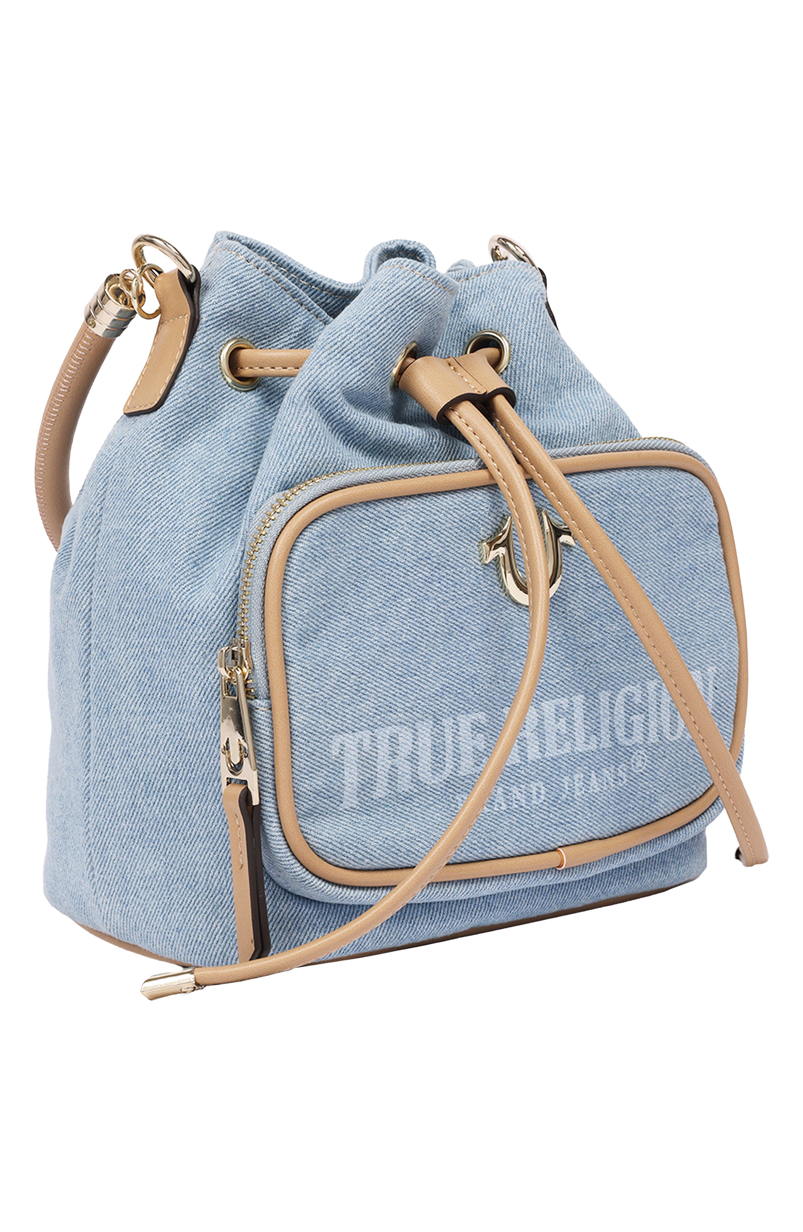 Bryce Denim Bucket Bag, Alternate, color, DENIM