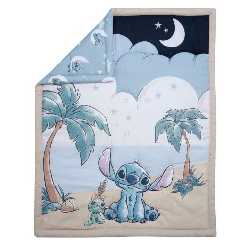 Bedtime Originals Disney Baby Stitch 3-piece Nursery Crib Bedding Set In Blue