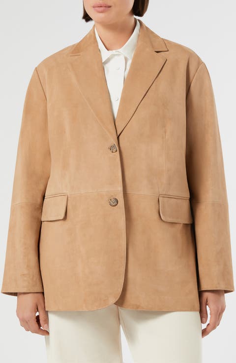 Olivi Suede Blazer (Plus)