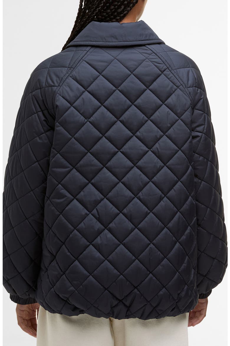 Laoise Diamond Quilted Jacket, Alternate, color, DARK NAVY/ ANCIENT POPLAR