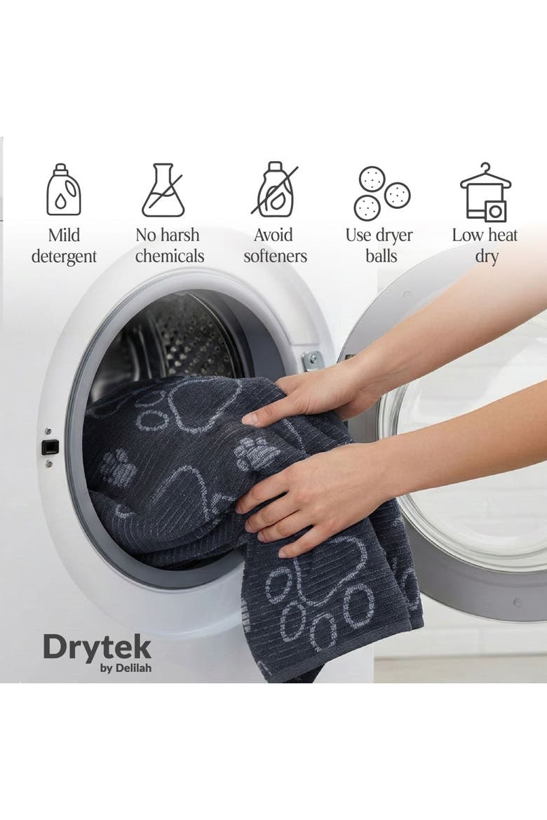 Drytek Dog Bath Towel, Alternate, color, Pink