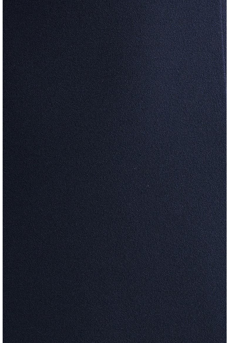 Seamed Cotton Blend Sheath Gown, Alternate, color, NAVY NIGHT