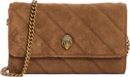 Kurt Geiger London Soho Suede Wallet on Chain