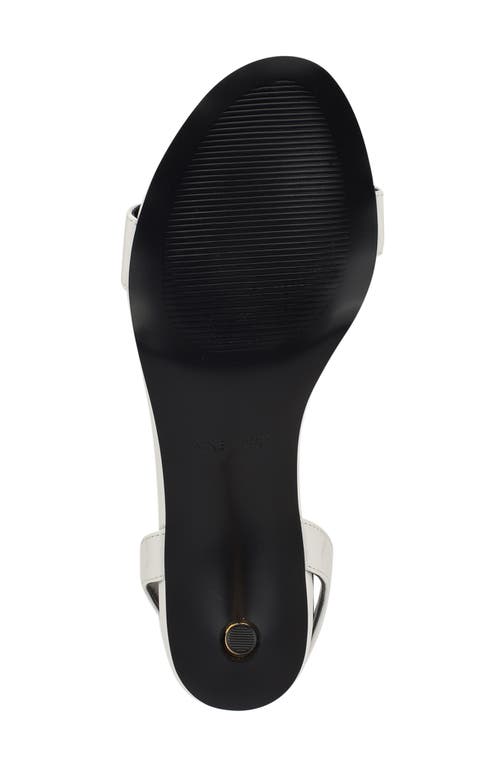 Nine West Anny Sandal In White 143